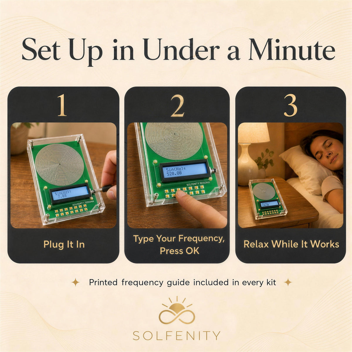 How to set up Solfenity Resona in 3 steps